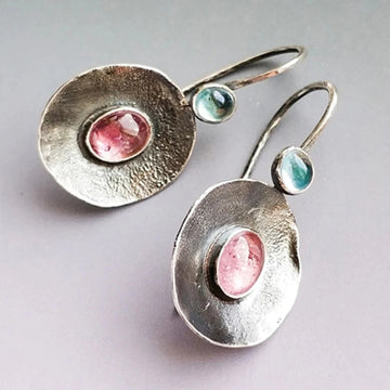 Solene™ | Vintage Silver Earrings
