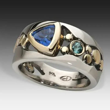 Antique Ice Gem Ring | White Gold